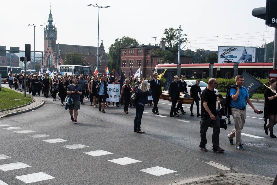 Protest w Gdańsku