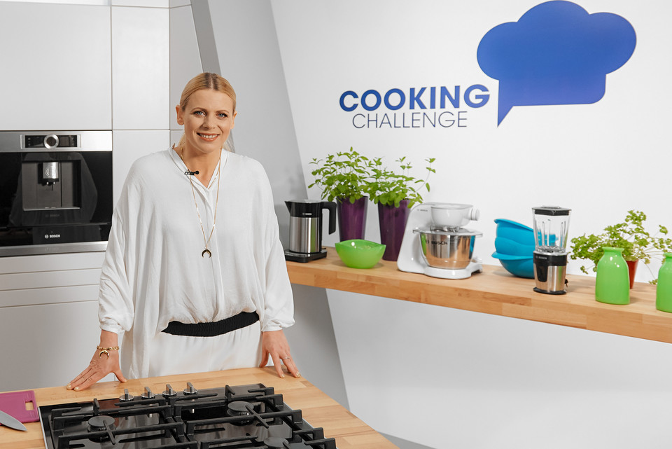 Maria Sadowska z przyjaciółkami w akcji "Cooking Challenge"