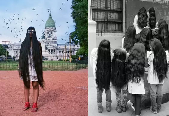 Od 13 lat podróżuje po Argentynie i fotografuje kobiety z najdłuższymi włosami