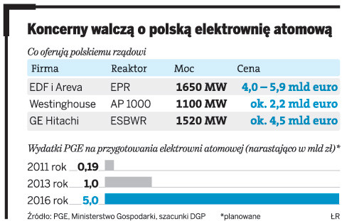 Koncerny walczą o polską elektrownie atomową