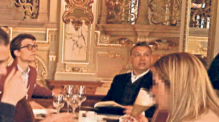 Gáspár fiával ebédelt Orbán