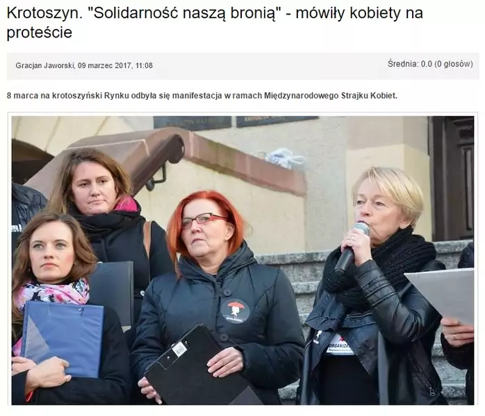 Strajk Kobiet w Krotoszynie