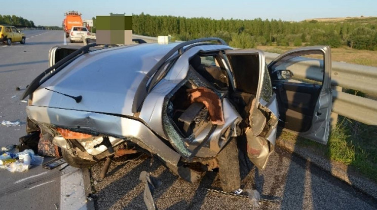 A vétlen kocsit vezető nő meghalt / Fotó: police.hu