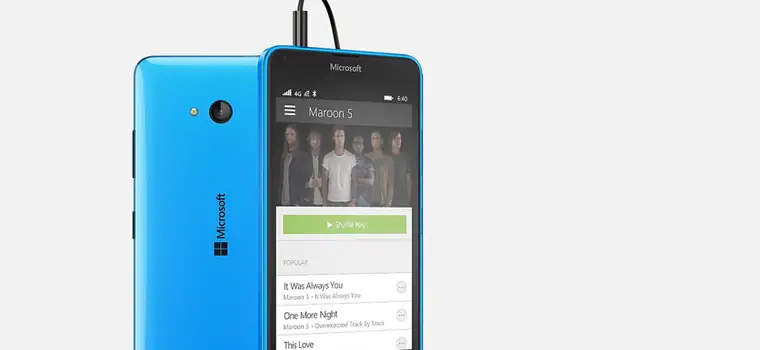 Microsoft Lumia 640 LTE - jakość odtwarzania muzyki