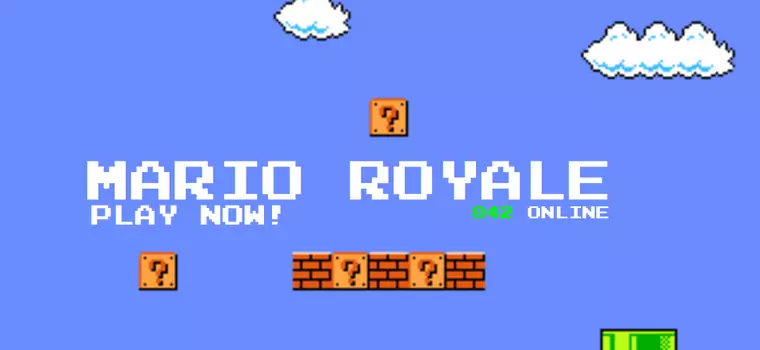 Tryb Battle Royale w kultowym Super Mario Bros. W przeglądarce i za darmo