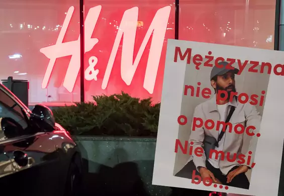 Każdy mężczyzna ma prawo prosić o pomoc. H&M przeprasza za nową kampanię