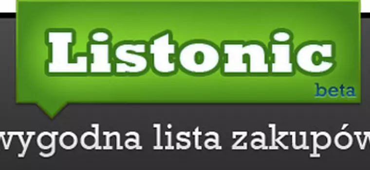 Listonic - internetowa lista zakupów