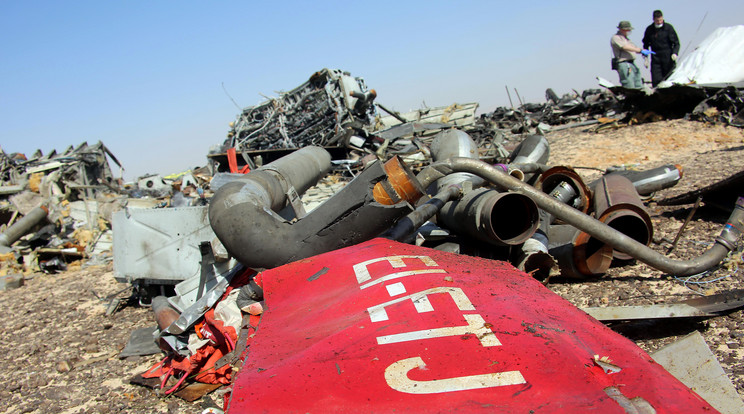 Az orosz repülőgép október 31-én zuhant le 224 utassal/ Fotó: AFP