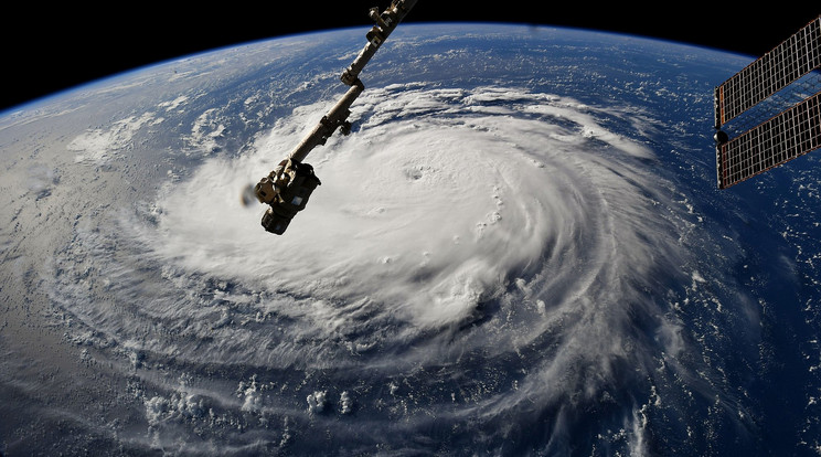 A Florence-hurrikán az űrből /Fotó: Northfoto