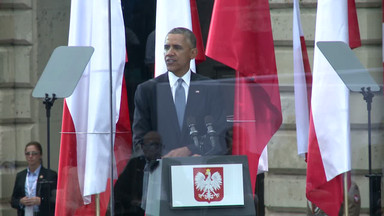 Barack Obama w Warszawie: Polska nigdy nie zostanie pozostawiona sama sobie
