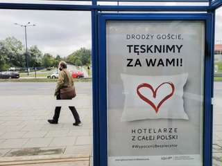 Plakat Izby Gospodarczej Hotelarstwa Polskiego, Kraków, 29.05.2020