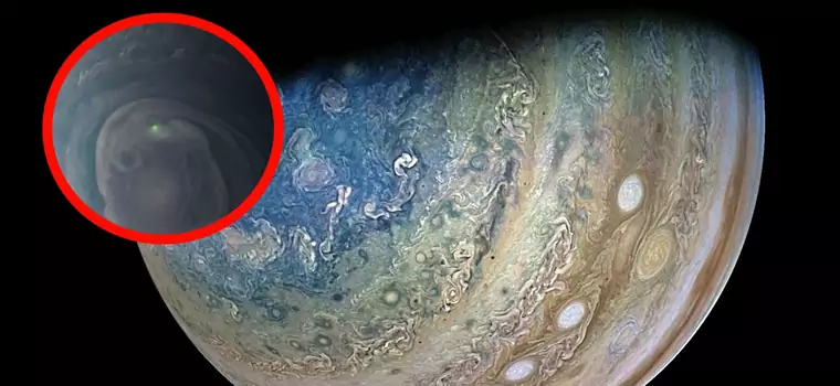 Tajemnicza zielona kropka na Jowiszu. NASA pokazuje piękne zdjęcie