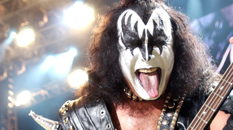 Gene Simmons a KISS basszusgitárosa /Fotó: Northfoto