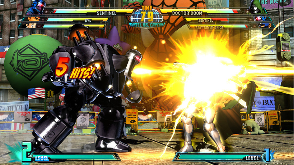 Kadr z gry "Marvel vs. Capcom 3: Fate of Two Worlds"