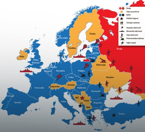 Ko je u NATO, a ko nije