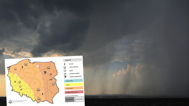 Prognoza pogody na czwartek. Potężne nawałnice przetoczą się przez Polskę