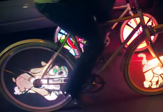 Podświetlone koła roweru to gadżet, który dba o twoje bezpieczeństwo na drodze i modny look