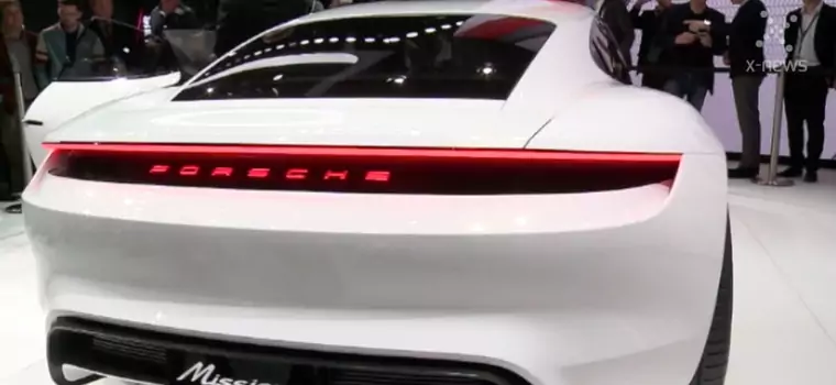 Porsche Mission E zaskoczeniem targów we Frankfurcie