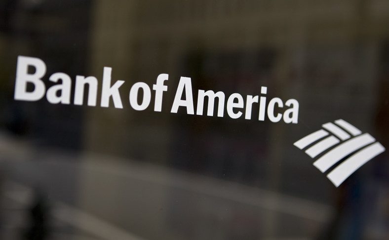 Logo Bank of America.