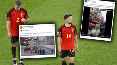 Zamieszki w Brukseli po meczu Belgia — Maroko