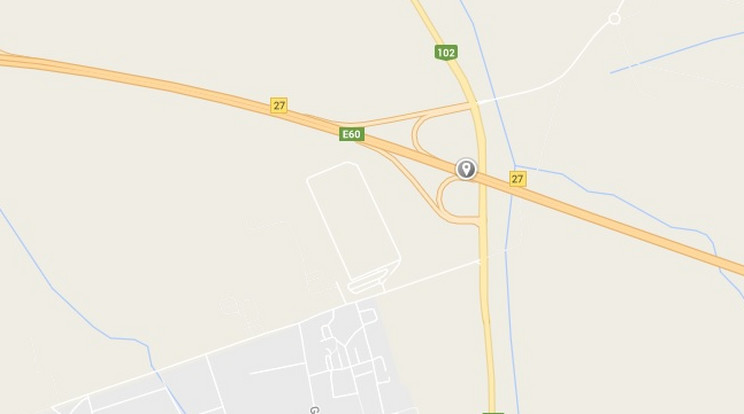 A 27-es kilométernél történt a baleset /Fotó: Google Maps
