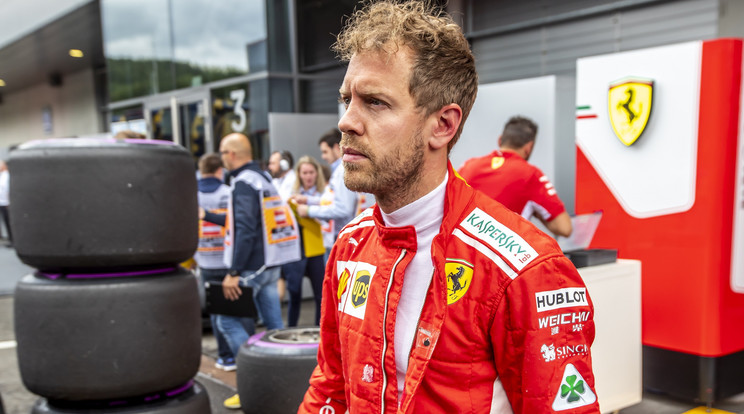 Sebastian Vettel az Osztrák Nagydíjon / Fotó: MTI/EPA/Srdjan Suki