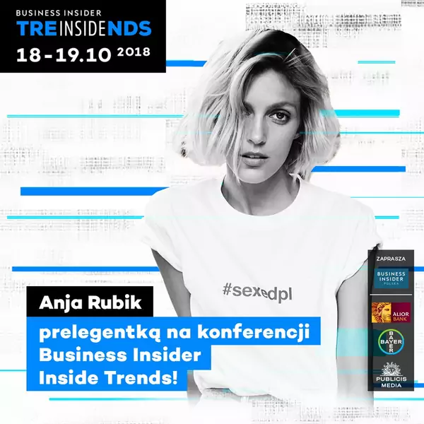 Anja Rubik na Business Insider INSIDE TRENDS