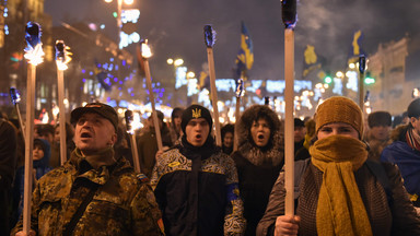 Ulicami Kijowa przeszedł marsz ku czci Bandery