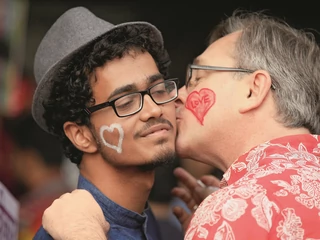 LGBT Rights Activists March In New Delhi Gay Pride Parade