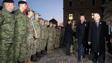 "Witamy PiS w Krakowie". Protest Ogólnopolskiego Strajku Kobiet