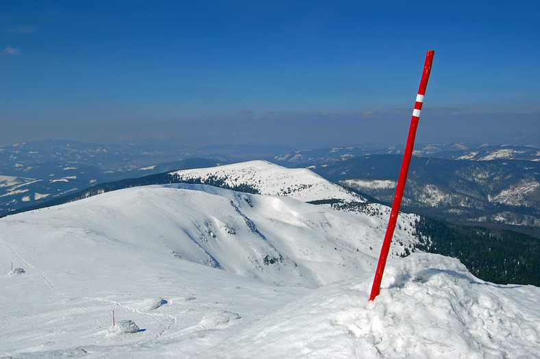 Babia Góra, zima