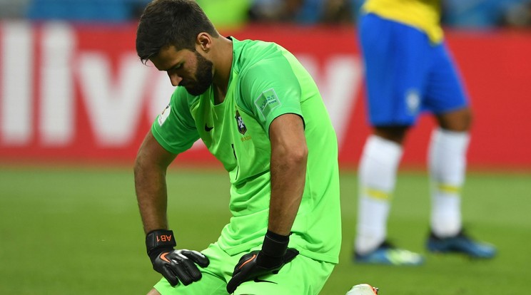 Alisson Becker a 2018-as világbajnokságon /Fotó: Northfoto