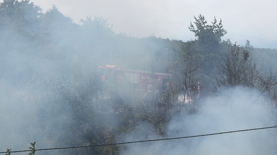 Požar u mestu Handići, na ulazu u Foču