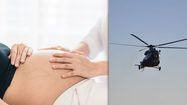 Kobieta w ciąży wezwała pomoc. Urodziła na pokładzie wojskowego śmigłowca