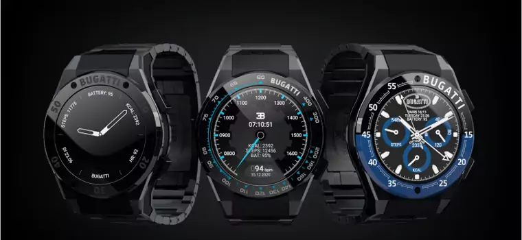 Bugatti ogłasza trzy nowe smartwatche. Ceny nie są niskie