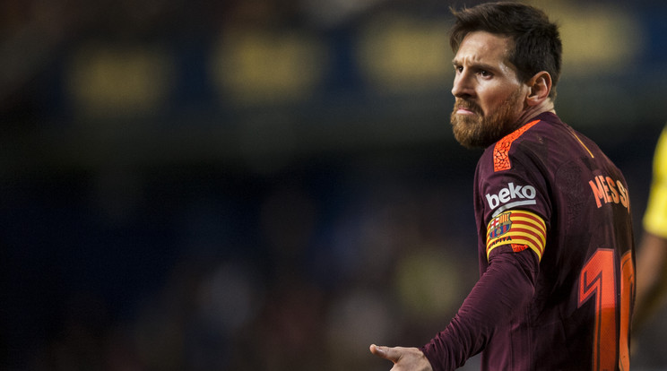 Lionel Messi villant, a védők pedig tehetetlenek voltak /Fotó: AFP