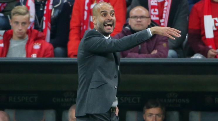 Pep Guardiola 2015-ben még a Bayern Münchennél edzősködött /Fotó: Northfoto