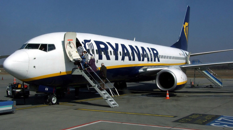 A Ryanair gépe a rossz idő miatt fel sem szállt (illusztráció) / Fotó: MTI