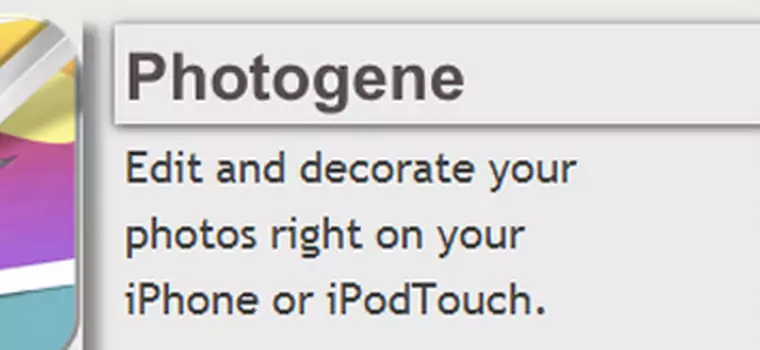 iPhone OS: Photogene  - test aplikacji do edycji zdjęć w smartfonie