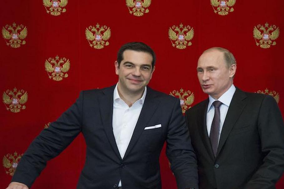 Premier Grecji Alexis Tsipras z prezydentem Rosji