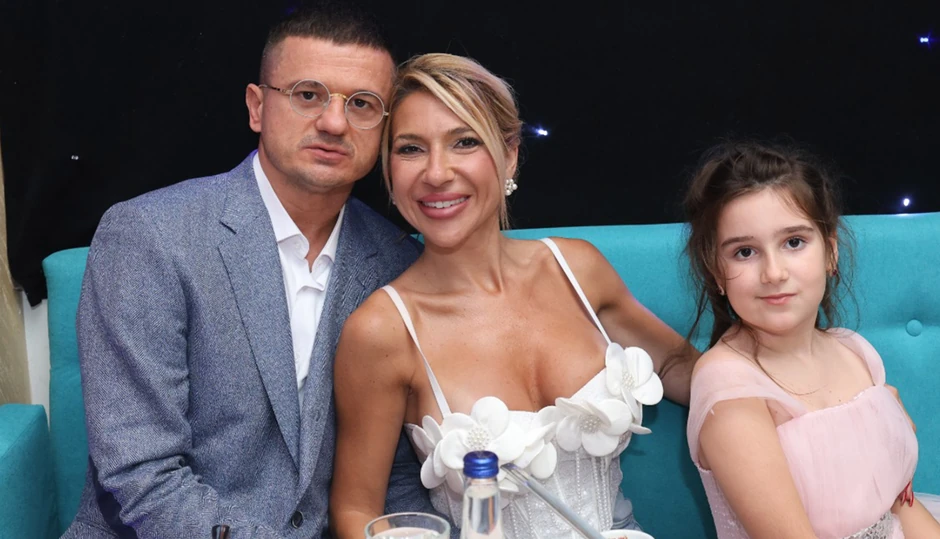 Jovana sa Tigrom i ćerkom Leom