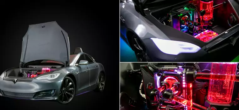 Nowy projekt Origin to gamingowy pecet umieszczony w miniaturce Tesla Model S