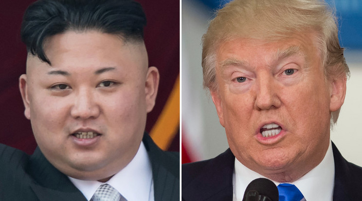 Kim Dzsongun és Donald Trump / Fotó: AFP