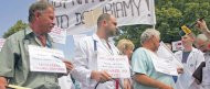 Strajkujący lekarze