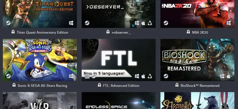 Humble Bundle ruszyło ze sprzedażą jego najlepszych zestawów gier w historii tego serwisu