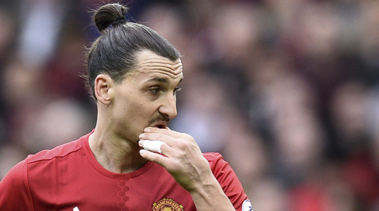 Zlatan Ibrahimovic egy év után hagyhatja el a Manchester Unitedet/Fotó: AFP