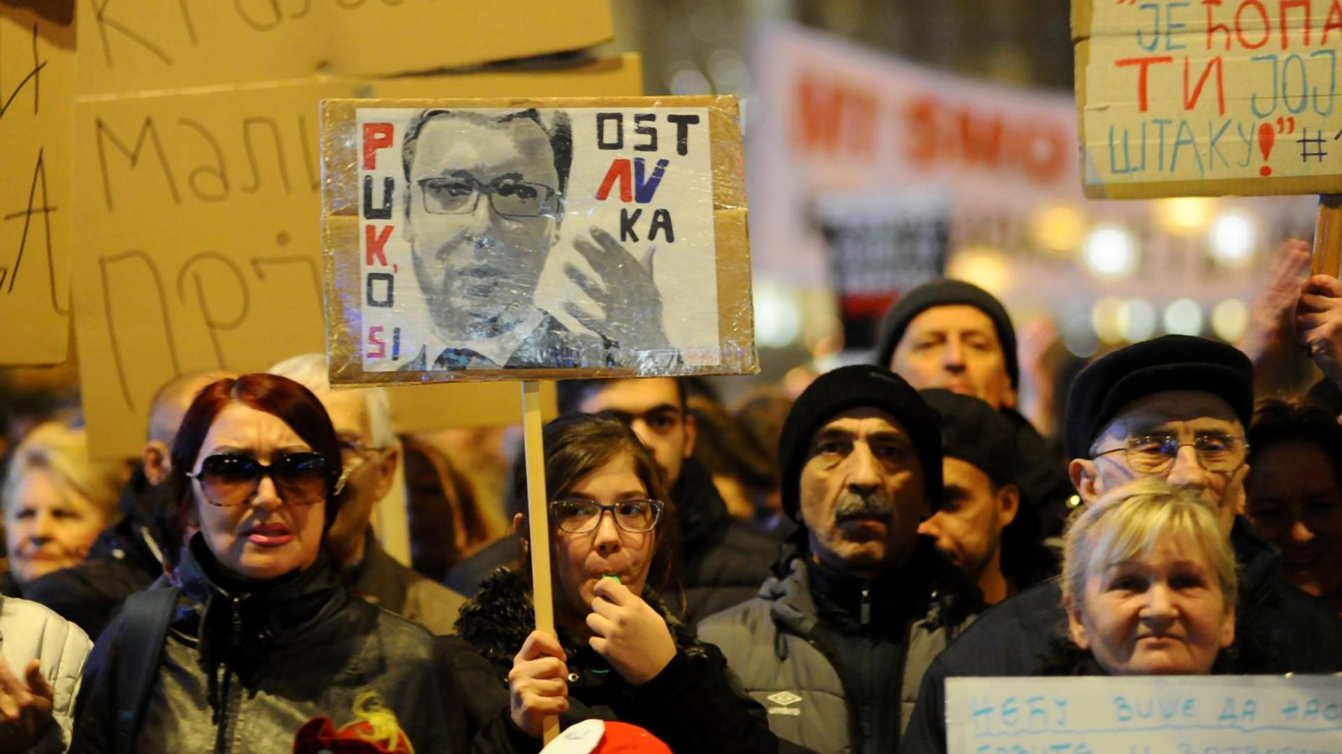 Najbolja fotka s protesta u Beogradu