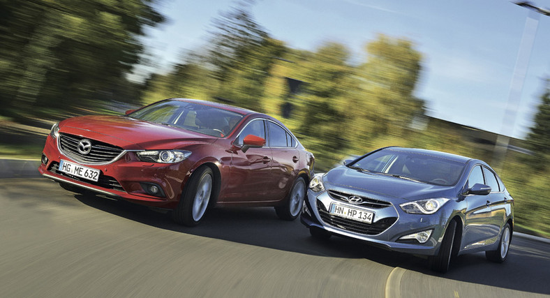 Nowa Mazda 6 kontra Hyundai i40: porównanie rodzinnych sedanów