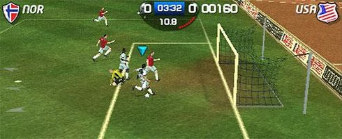 Screen z gry "World Tour Soccer 06".