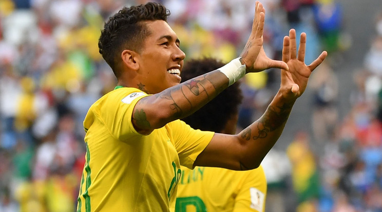 Roberto Firmino a világbajnokságon is szerepelt /Fotó: Northfoto